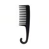 1pcs Wide Toothed Curved Hook Comb, Big Knife Shaped Comb, Large Toothed Hair Comb, Household Fluffy Hair Straightener Special For Women'S Long Hair