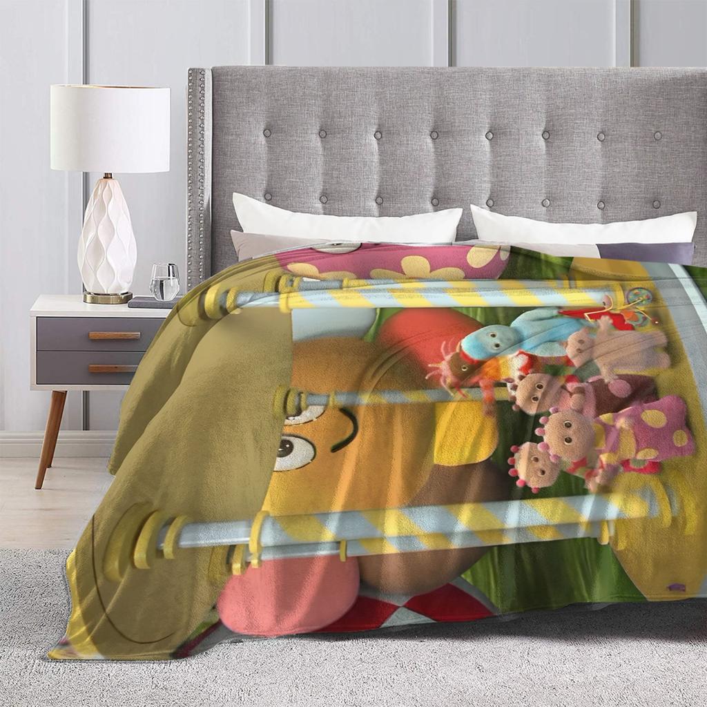 Makka Pakka Nel Giardino della Notte Coperte Super Calde Coperta Morbida Moda Divano Sedia Copriletto in Flanella Copertura Letto Divano