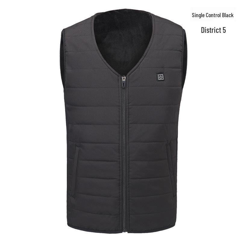 Custom Smart USB Heated Outdoor Vest with Multi-Zone Warmth and Cotton Lining
