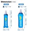TRIWONDER Running Soft Flask, 250ml, Foldable, Squeeze-Fit Water Bottle for Marathons, Cycling, Hiking, and Trail Running