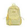 Japanese Ins High School Student Schoolbag Female, Junior High School Student College Backpack Solid Color College Student Simple Versatile Backpack