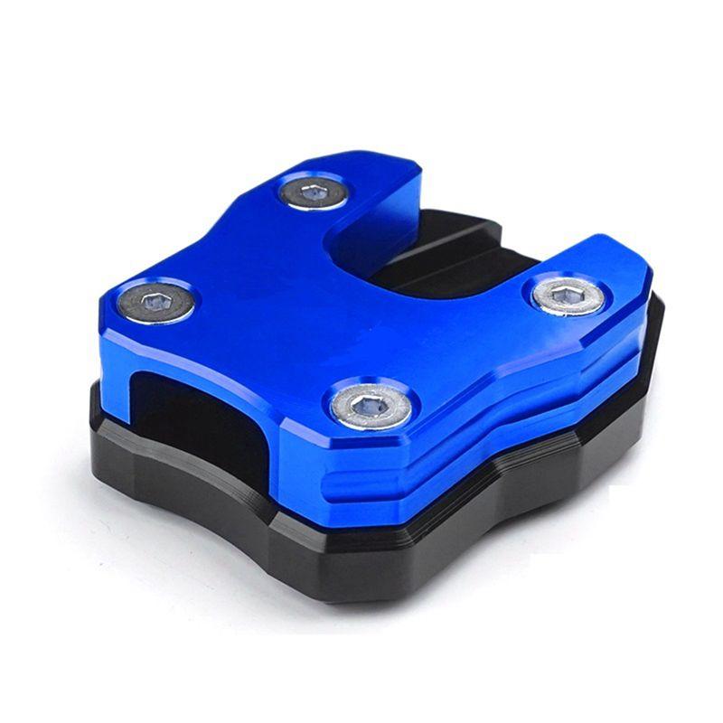 

A51K-Motorcycle Side Stand Enlarge Kickstand Pad For HONDA CT125 CT 125 Cub - (Blue) Blueblack