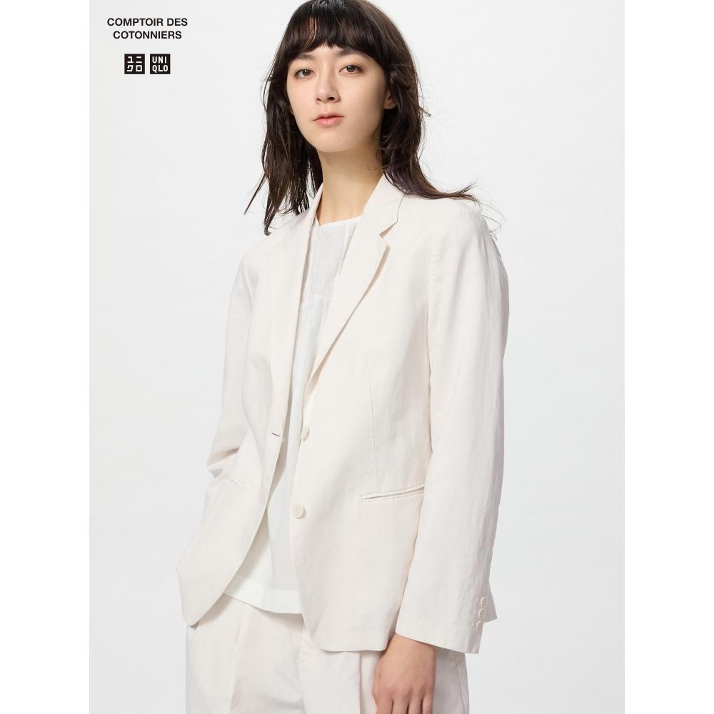 Uniqlo Japan Linen Blend Jacket
