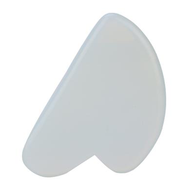 Gua Sha Board White Opal Stone Heart Shape Scraping Massage Tool for Face Neck Body