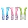 1 Pair Housework Gloves Waterproof Reusable Tear-Resistant Long Cuff Gloves Multi-purpose Dishwashing Gloves Cleaning Tool