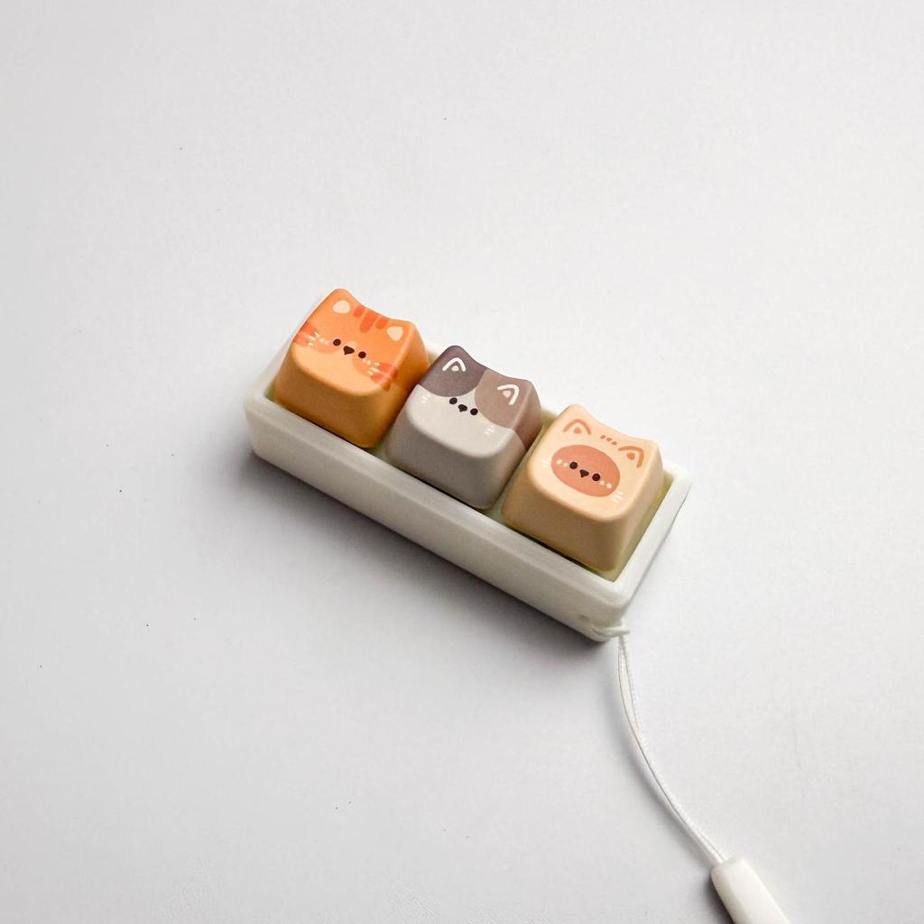 Cat Keycap Tester Stress Relief Toy - Blue Switch Mechanical Sound