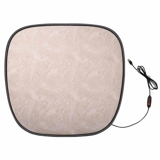 Car Seat Warmer Adjustable Temperature USB Interface Electric Heating Pad Seat Cushion Office Supply