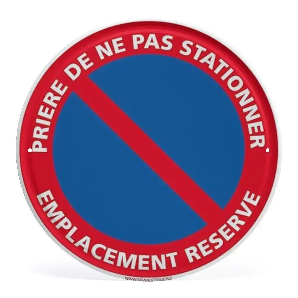 Round Metal Sign No Trespassing Aluminum Sign Private Road Warning Video Surveillance Wall Poster Plate Rigid Safety Sign for Ya