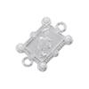 ZHUKOU For DIY Bracelet Necklace Brass Golden-plated Metal With CZ Zirconia Pendant Jewellery Handmade Accessories:VD1672-81