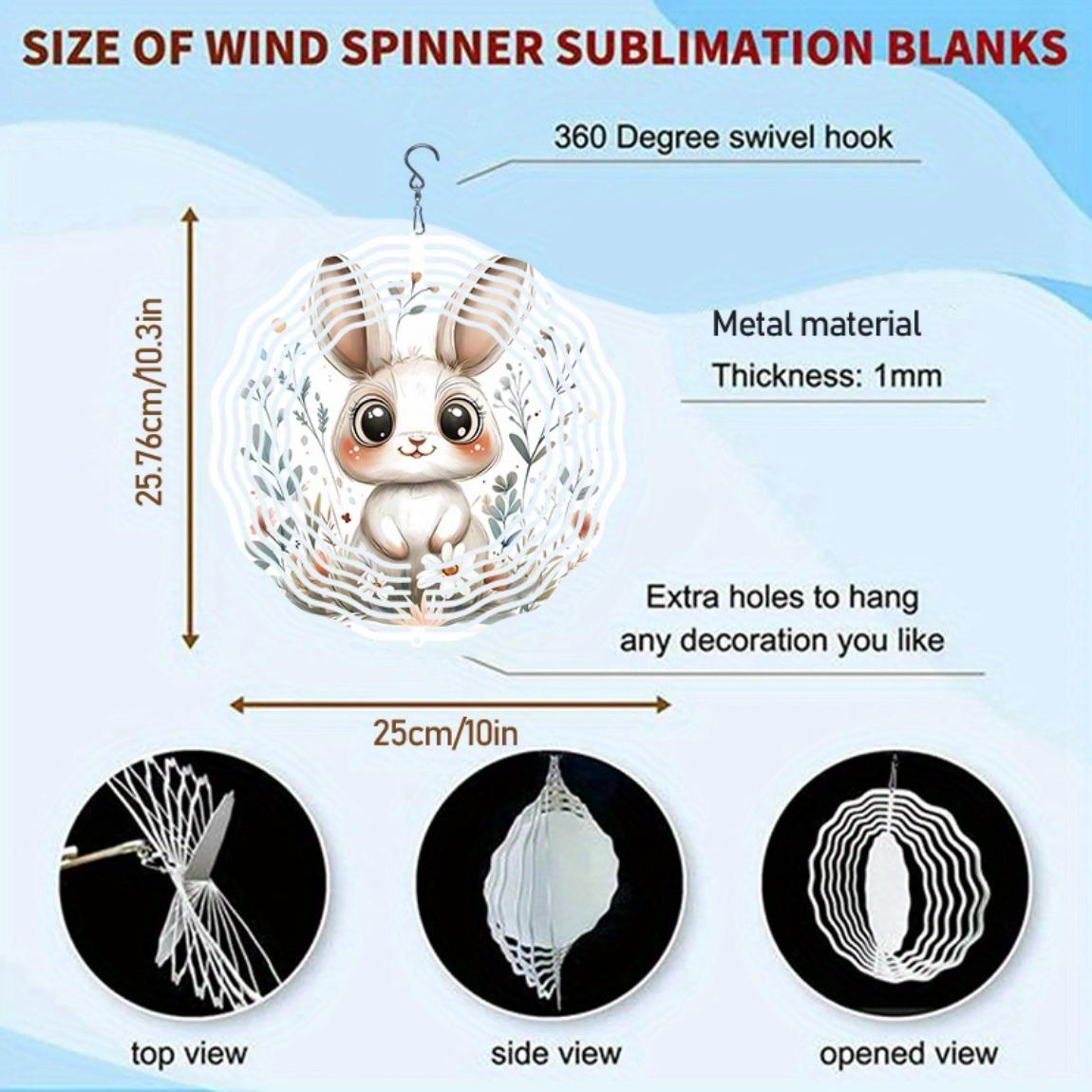 

Ветряной колокольчик с бесконечным вращением, классический стиль, уличная ветряная мельница, кролик и цветок, украшение для двора, сада, для дома, экологичный фоновый узор