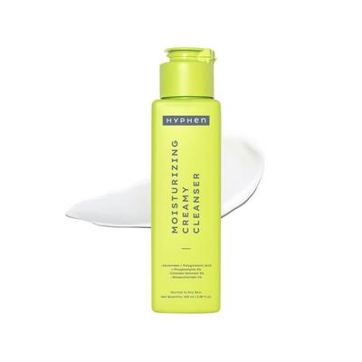 Hyphen Moisturizing Creamy Cleanser 100ml for Dry & Sensitive Skin | Hydrating Daily Facewash | Barrier Repair & Gentle Cleansing