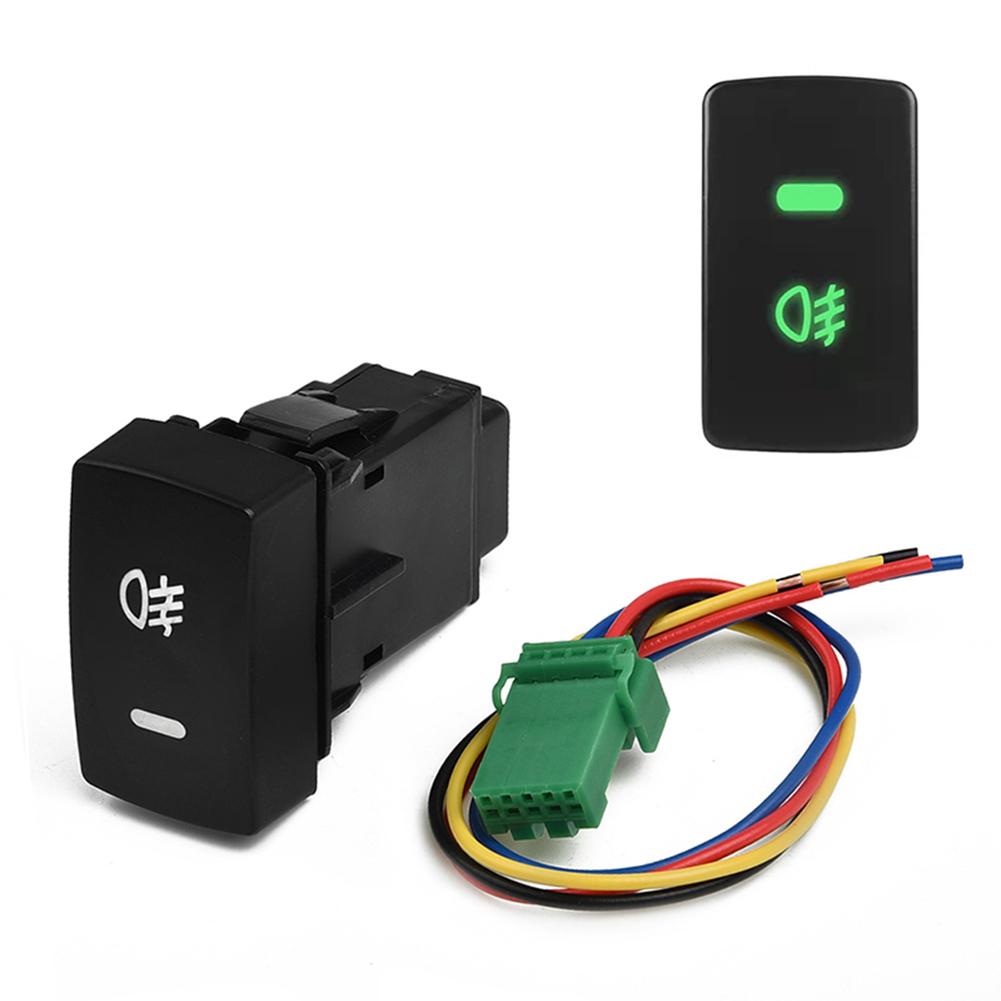 5-Pin Fog Lamp Switches with Cable Car Light On/Off LED Push Button 12V Auto Fog Lights Switch Or Honda Accord Civic Accessories Switches4