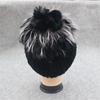 Real Fur Beanies Hat Russia Women Warm Real Rex Rabbit Fur Hats Rabbit Fur Cap Elastic Knitted