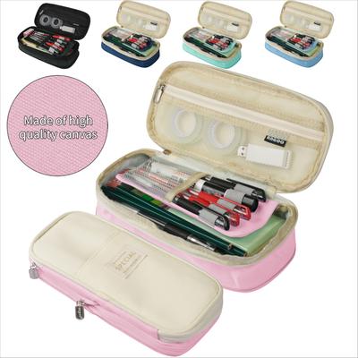 Foldable Pencil Case Large Capacity Aesthetic Pencil Bag School Stationery Pouch Holder for Boy Girl Office Students Organizer