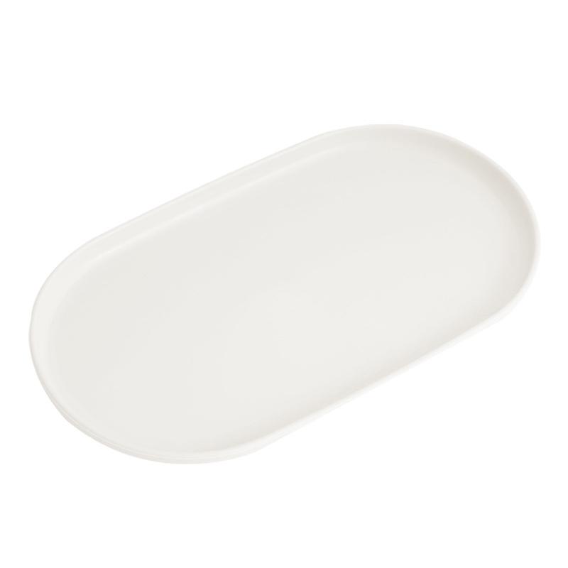 

1/4 шт японский пластиковый поднос для кофе овальные подносы для еды тарелка для десерта конфеты поднос для чая Гунфу кухонные принадлежности