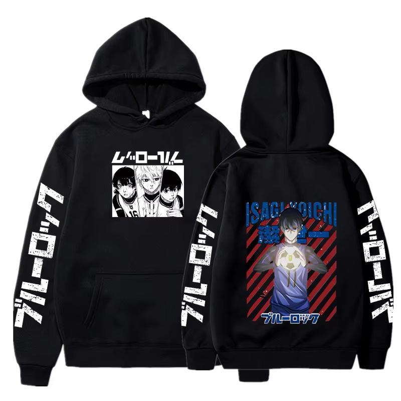 

Аниме Blue Lock Isagi Yoichi Графический принт с капюшоном для мужчин и женщин Manga Hoodies Plus Size Streetwear Harajuku Unisex Sweatshirt 3XL