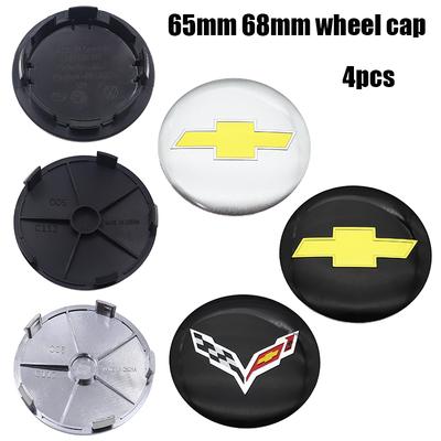 4 pezzi 65mm 68mm logo emblema auto Coprimozzo ruota Accessori styling adesivi per cerchione auto antipolvere