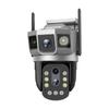 4G SIM Card 6K12MP 10x Zoom HD Surveillance Triple Screen Camera Smart Security Protection PTZ IP Motion Detection CCTV