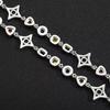 Hip Hop Jewelry Bling CZ Iced Out Geometric Bracelet Star Shape Rainbow Zircon Bracelet for Women and Me
