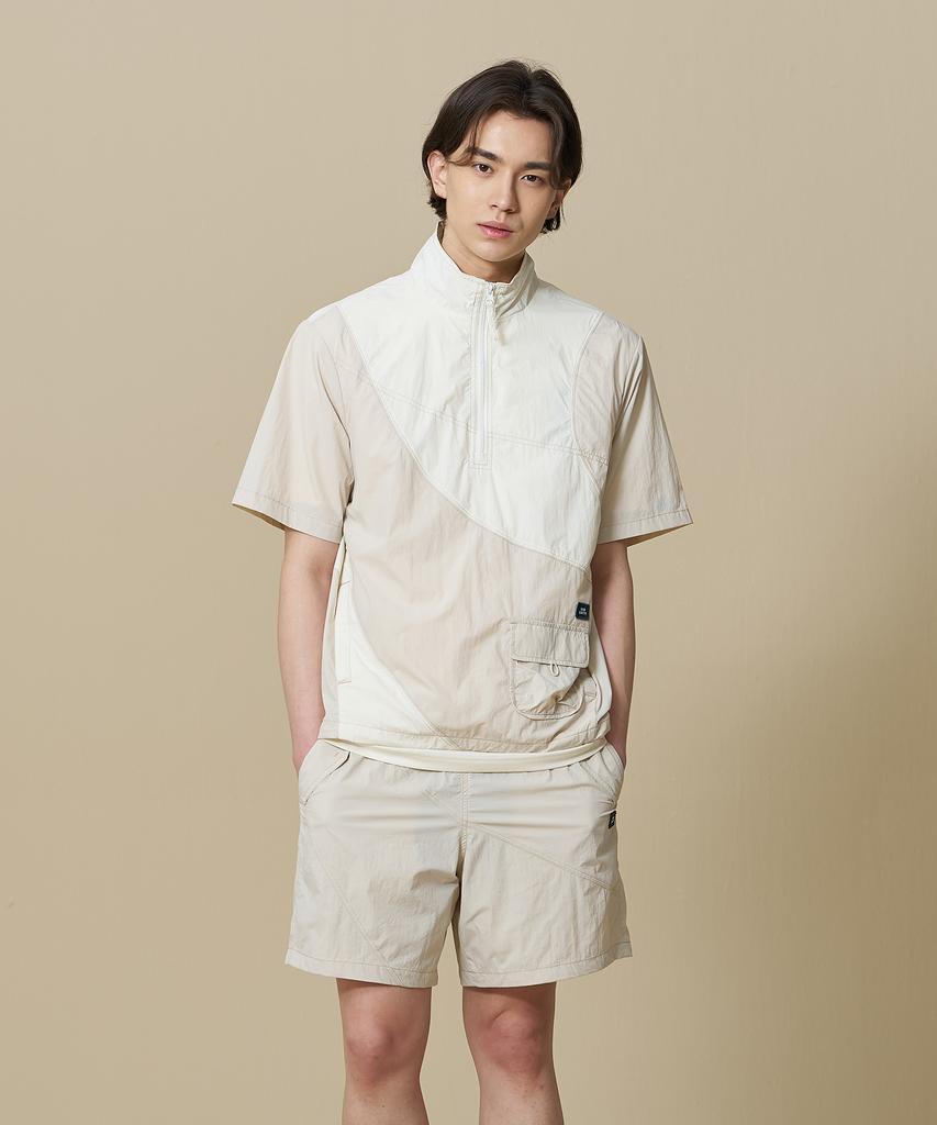 Bbc Earth Earth Stitch Short Sleeve Anorak_Ivory