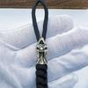 Unique Light Weight Undead Shape Lanyard Bead Outdoor Tool Hanging Charm Unique Parachute Cord Bead Easily to Use