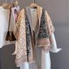 Winter Soft Warm Cashmere Scarves Shawl Thicken Tassel Blanket Scarf Fashion Print Design Women Man Scarf Echarpe Poncho Stole