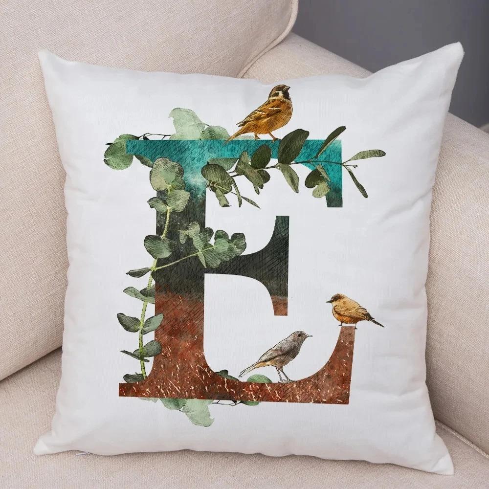 Cartoon Animal Letter Decorative Pillowcase Car Ornaments Office Living Room Sofa Home Pillowcase