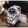 ADDIESDIVE Hot Sale GMT Quartz Watch Stainless Steel Bubble Mirror Glass BGW9 Super Luminous Men's Watches AD2035 NEW Waterproof