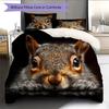 Squirrel Pattern Bedding Home Decoration Birthday Gift (1 * Duvet Cover + 2 * Pillowcase, Without Core)