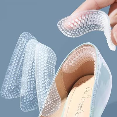 Silikon-Fersenaufkleber, Fersengriffe für Damen und Herren, rutschfeste Fersenkissen, rutschfeste Einlagen, Pads, Fuß- und Fersenpflegeschutz