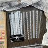 30pcs/bag Floral Lace Scalable Scrapbooking Stickers PET Transparent Decals for DIY Hand Account Phone Case Mirror Crafts