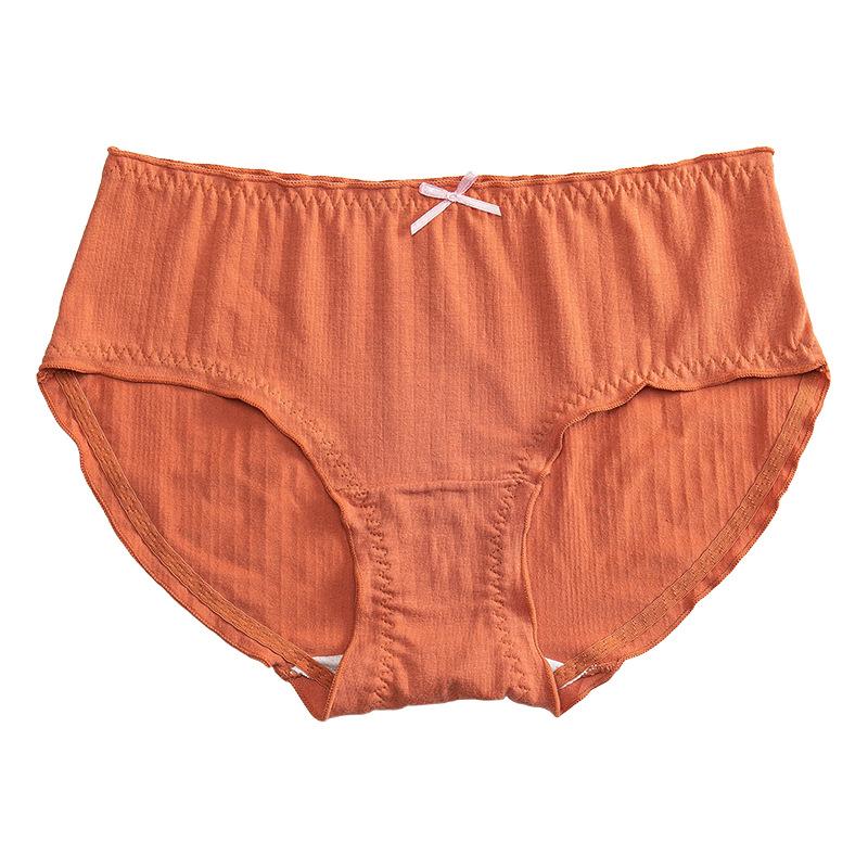 

Female Summer Sexy Cute Bowtie Thread Antibacterial Cotton Crotch Waist Triangle Briefs L