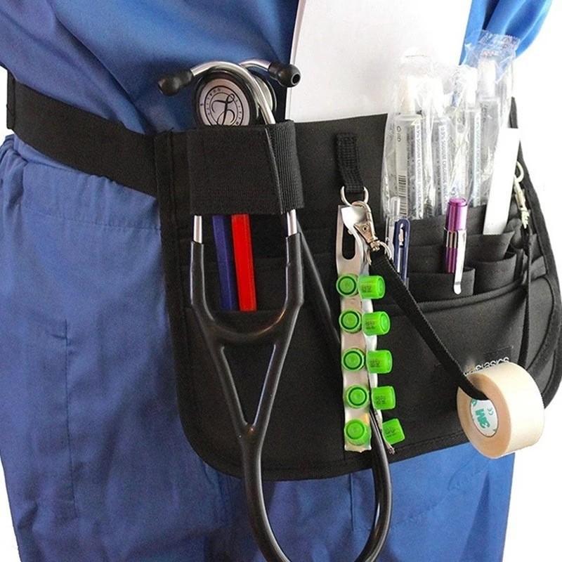 Nurse Fanny Pack Multi Pocket Waist Organizer Belt With Adjustable Waist Strap Nurse Waist Pouch Organizer Pouch Portable