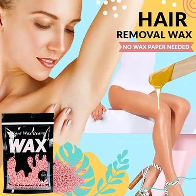 Hard Wax Beads Beans Waxing Hair Removal Hot Film No Strip Depilatory