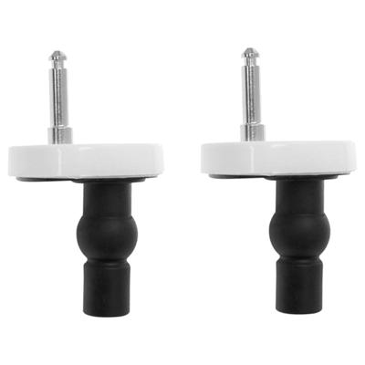 2 Pièces Fixations de Siège de Toilette à Dégagement Rapide Boulons Universels Accessoires Installation Sécurisée pour Maisons et Toilettes Publiques