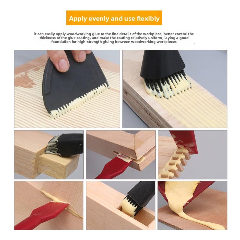 Silicone Glue Brush Soft Brush for Woodworking Furniture DIY Latex White Glue Application