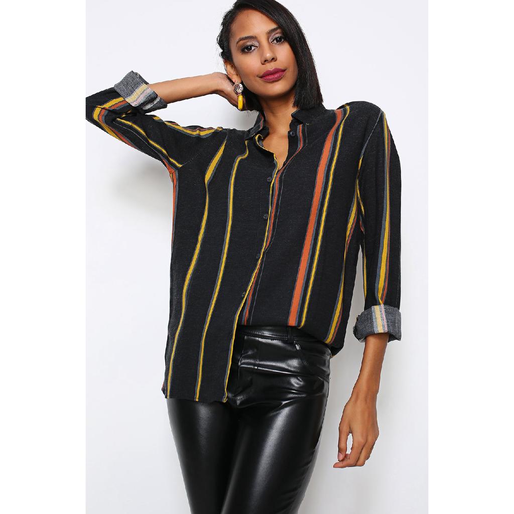 Vertical Striped Women's Shirt