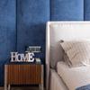 Wood Home Sign, Decorative Art Wall Mount, Free Standing Wooden Word Table Signs for Home Decor (Home)