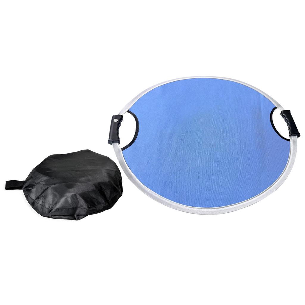 Light weight Compacts Snow Sled Disc With Storage Bag Cold Resistant Coating for Adults Children Winter Activity