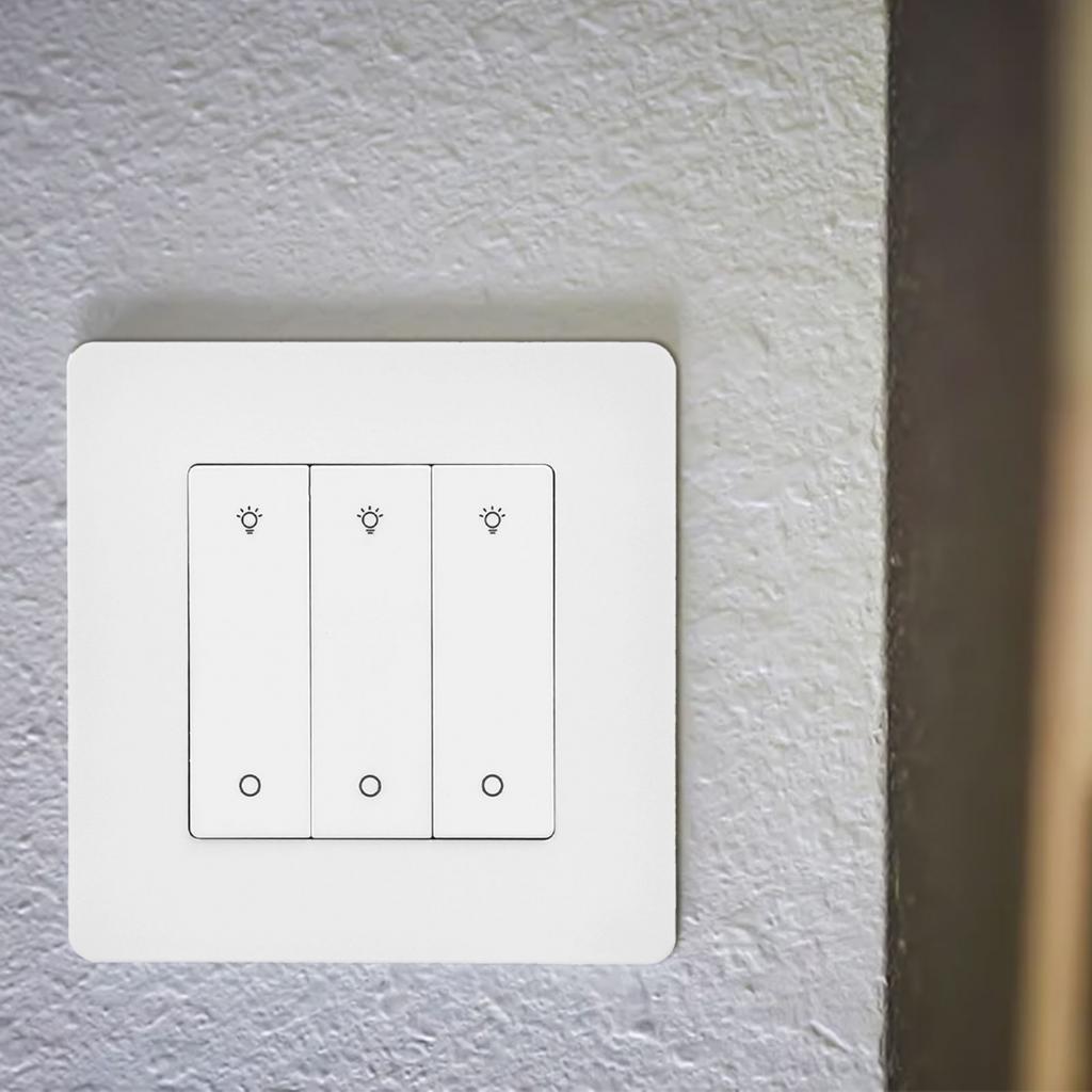 Smart Dimmer Switch For ZigBee Light Dimming Smart Life APP Dimmable 1-3Gang