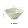 Qinkai Cream Style Ceramic Noodle Bowl