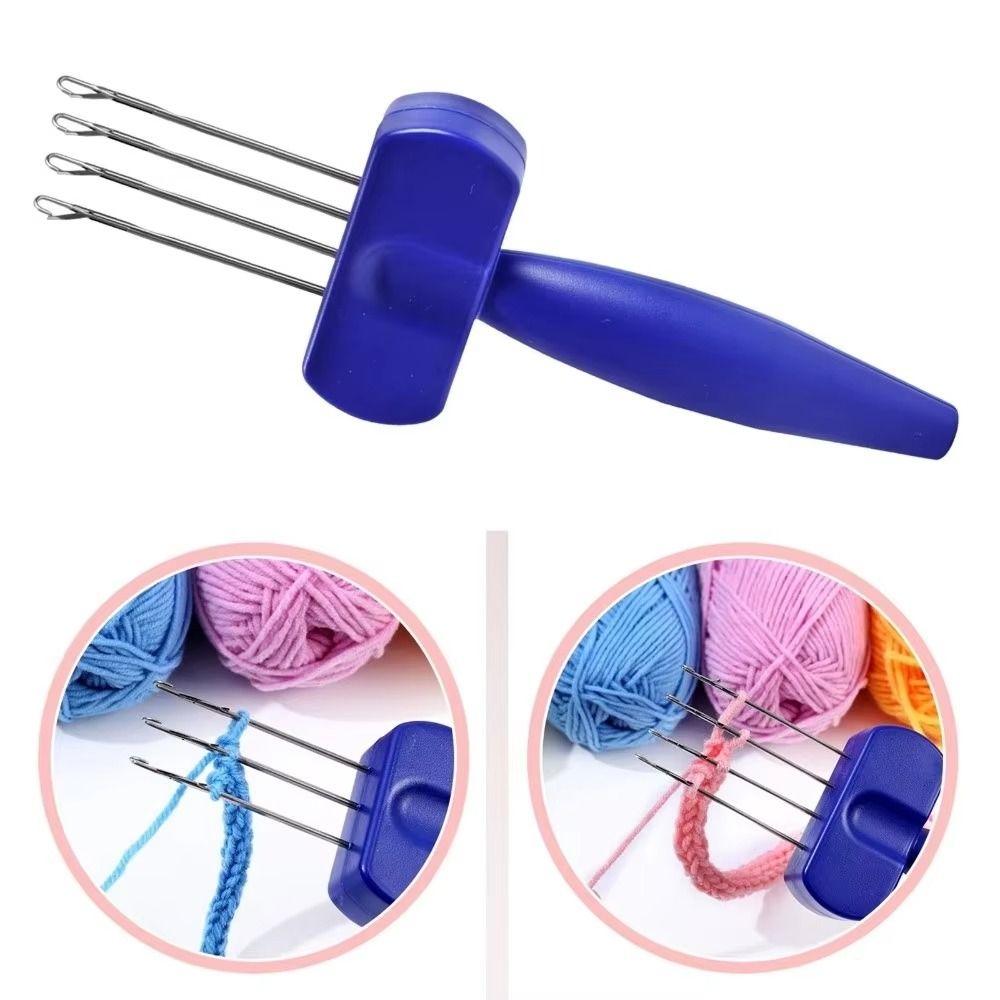 Portable Knitting Needle 3/4 Needle Cord Knitting Tool Crochet Hook Tool  Knitting Projects