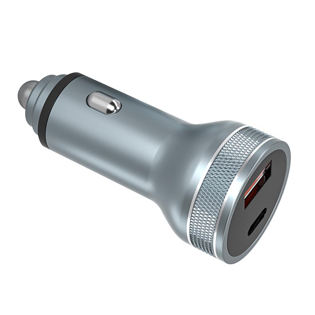 Car Charger PD and QC3.0 Fast Charging Portable Smart Temperature Control Safe for Phone Laptop Digital Camera