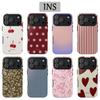 Funda de Teléfono Clmj con Lunares para Samsung Galaxy A56 A36 A26 S26 S25 S24 S23 S20FE Ultra Plus 4G 5G Funda Trasera de Lujo de Doble Capa