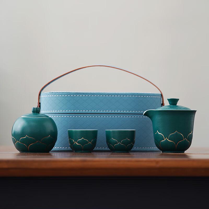 Portable Lotus Travel Tea Set