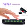 Hidden Press-Type Car Dashboard Phone Number Plate for Temporary Parking