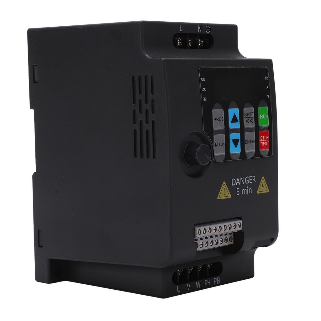 Variable Frequency Drive 2.2KW Single Phase To 3 Phase VFD Mini Frequency Inverter AC 220V Input AC