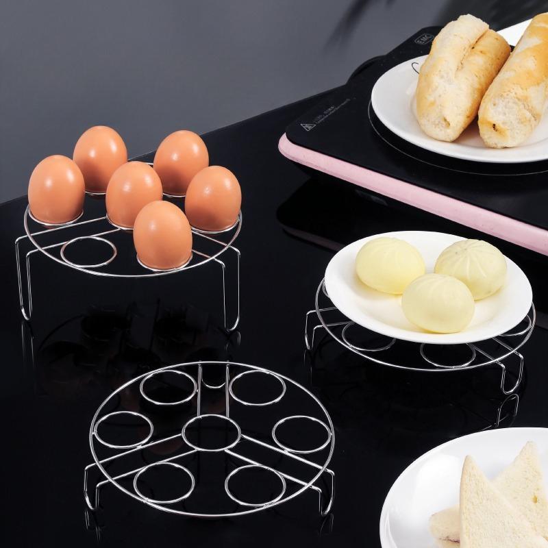 Stackable Egg Steamer Stand Rack Tray Stainless Steel Household Multi-functional Steaming Rack Non-stick Pressure Cooker