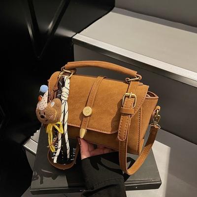 Small-scale Design Hand-held Small Square Bag, Fashionable Single-shoulder Crossbody Bag