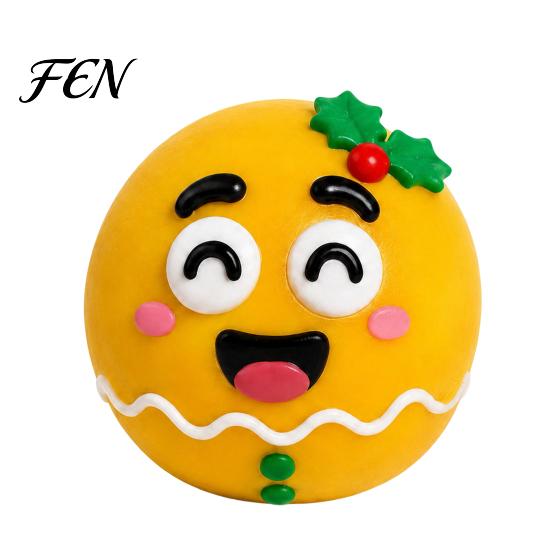 DIY Face Changing Toy 1/5Pcs Christmas Stress Relief Toy, Reindeer Snowman Ball with Balls Detachable Expression Accessory, Soft Squeeze Sensory Party